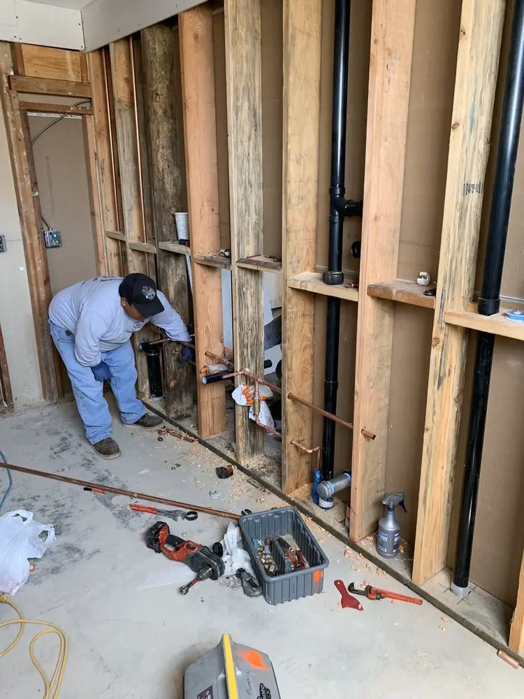 Commercial rough-in plumbing for Commercial Plumbing in Walpole Heights